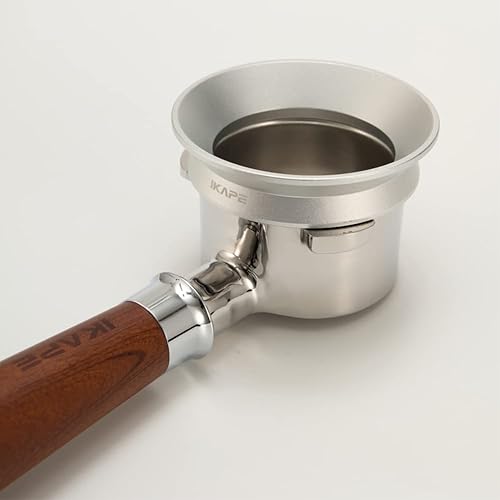 Miniatura 2 de IKAPE - Embudo dosificador de café expreso de 2.008in, embudo dosificador magnético, anillo dosificador de café de aluminio compatible con la serie