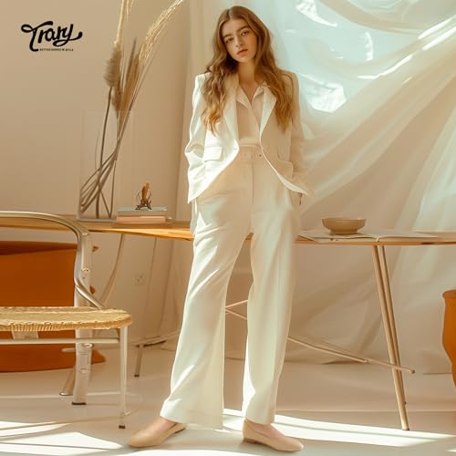 Trary Flats for Women Dressy Comfortable, Ballet Flat,Black Nude Flats Shoes4