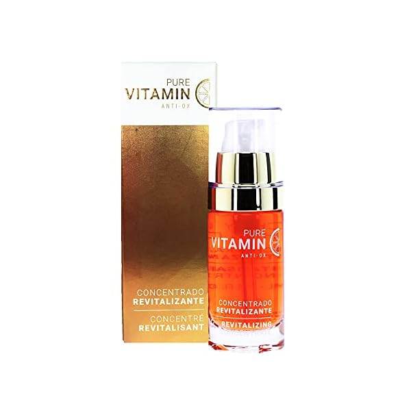 Noche Y Dia Vitamin C Serum for Mature Skin - Made in Spain - Anti Aging Formula Hydrates, Moisturizes, Firms - Targets Sun Spots, Fine Lines, Wrinkles - 30mL (1 fl oz)