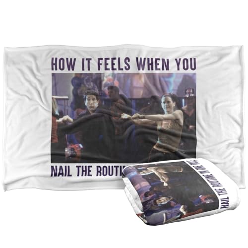 LOGOVISION Friends Nail The Routine Silky Touch Super Soft Throw
