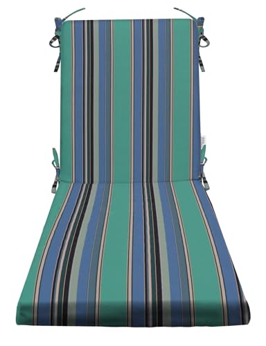 RSH DECOR: Foam Chaise Lounge Seat Cushion | 72” x 21” x 3” | Sunbrella Performance Fabric | Water and Fade-Resistant | Outdoor Chair Cushion for Patio Furniture | Dolce Oasis