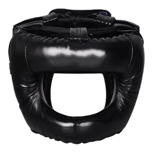 SEEOR Full Face Kicks Boxing Helmets PU Leather Martial Art Headgear Protector Comfortable for Men Adult