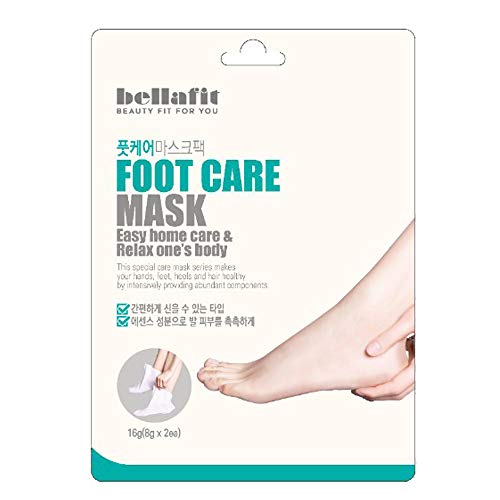 [Bellafit]Foot Care Mask Pack - Moisturizing Foot Mask Socks Reparing Cracked Heels and Dry Foot 5 Pack