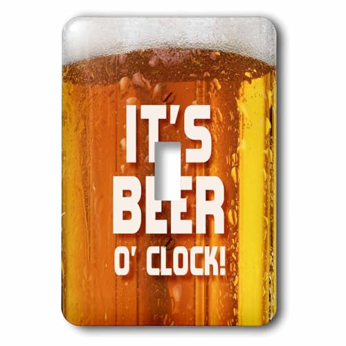 Horloge de bière moussante 3dRose avec interrupteur multicolore pour décoration murale de bar