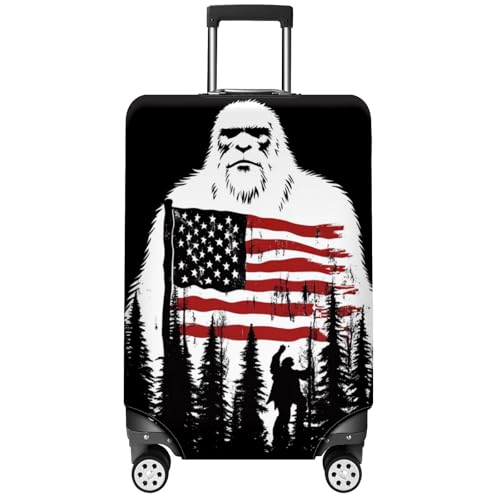 Extra Large Elastic Luggage Cover Stretchable Suitcase Protector with Easy Handle Access & Zipper Closure Ideal Travel Accessory for Large Suitcases Ensures Safety & Style American Legend