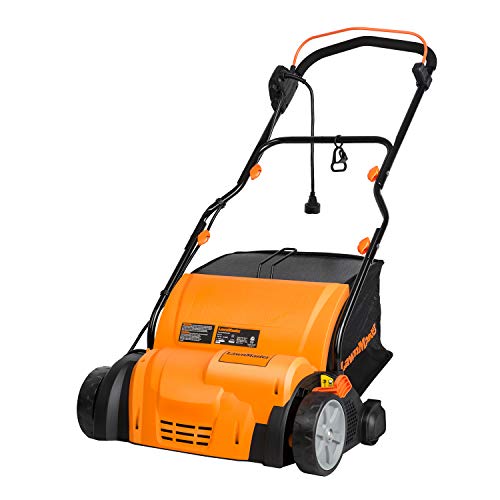 LawnMaster GV1314 Scarifier and Lawn Dethatcher 14-Inch 12.5AMP