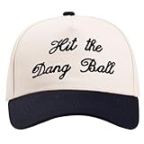 Hit The Dang Ball Hat - Go Sport Hats, Funny Football Trucker Hat - Run The Dang Ball Baseball Cap