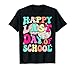 Happy Last Day of School Groovy Retro Disco Teacher Love T-Shirt