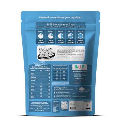 Image of BLEP Fresh Dog Food (Wet)-A Meal Pack | Chicken - Zucchini and Pumpkin Gravy (300gm x 1 Each) | Pack of 2-600g