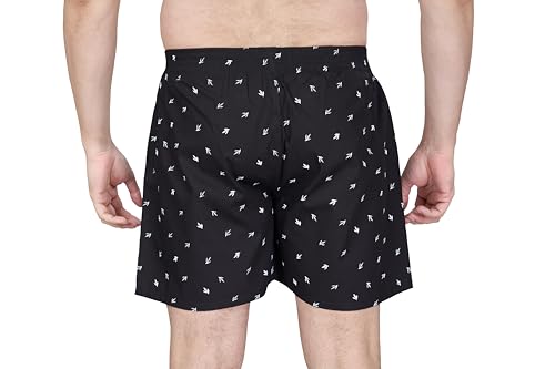 Image of Nermosa Pure Cotton Comfortable & Breathable Printed Regular Shorts /Boxer for Men, Pack of 3