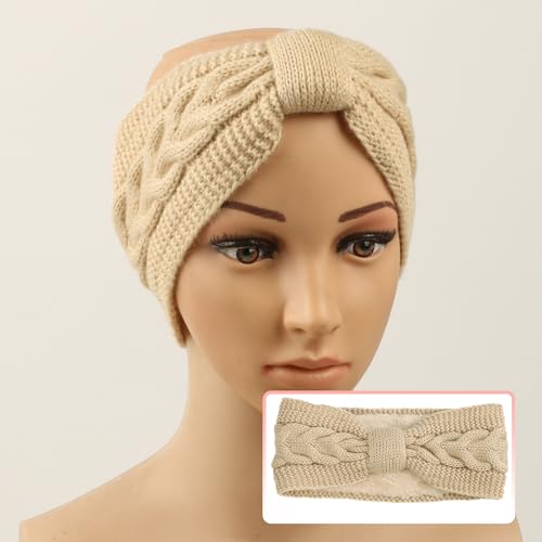 JK Home Winter Knitted Twist Knot Headband - Image 2