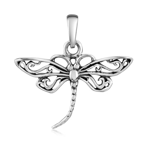 Pendentif libellule argent 925 MATERIA : un bijou durable qui ne ternit pas KA-17