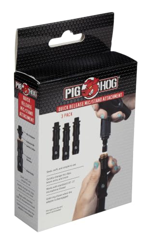 Image of Pig Hog Quick Release Mic /Stand Attachment, 3 Pack