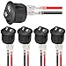 5pcs Round Rockers Switches Automotive Electronics Switches for Home Appliance & Industrial Equipment Control Panel Communication Equipment Switches