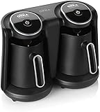 duo kaffeemaschine media markt OKKA Türkish Coffee Arzum OK006-K OK006 OKKA Minio Duo Türkische Kaffeemaschine 8 Tassen Kaffee auf einmal, Plastic