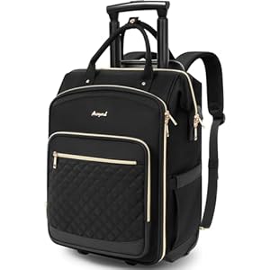 Rolling Backpack for Women, Travel ...
