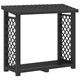 Porta tronchi 114 x 46 x 101 cm PP Antracite