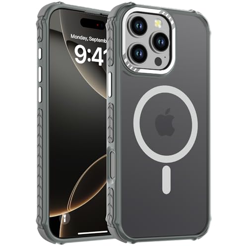 Coque iPhone 16 Pro Max MagSafe fine et résistante aux chocs pour homme et femme