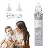 Nasensauger Baby | Nasensauger Baby Elektrisch| Nasensauger Baby Staubsauger Wiederaufladbar, Mit 3 SaugstäRken Musik & Licht Funktion Und 3 GrößEn Silikon Tipps (Grey 1)