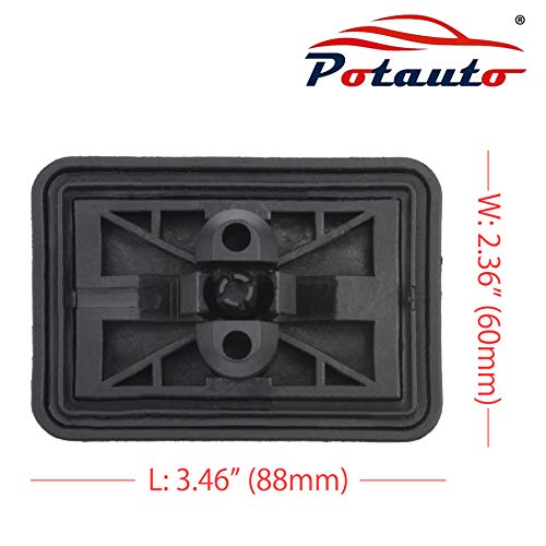 Image of Potauto Upgraded 51718268885 /51718233281 Car Jack Lift Pad Puck Support Compatible with BMW 323i 325i 328Ci 330i 645Ci 650i 745i 750i 760i M3 M6 X3 Z8 E46 E63 E64 E65 E66 E52 3 6 7 X3 Z4 Series