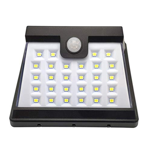 OSALADI 2 peças lâmpada de parede solar sensor corpo luz de rua lâmpada de pátio para corredor de es