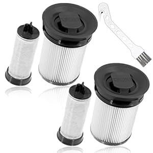 SPARES2GO Filter compatible with Miele Triflex HX1 FSX HX FSF 11385020 vacuum cleaner x 2 + Brush