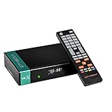 GT Media V8X DVB-S2 Decodificador Satélite Receptor de TV Digital con Wi-Fi Incorporado/SCART / 1080P Full HD/FTA Soporte CC CAM, PVR Ready, Newcam, Youtube, PowerVu Dre Biss Clave (V8 Nova Upgrade)