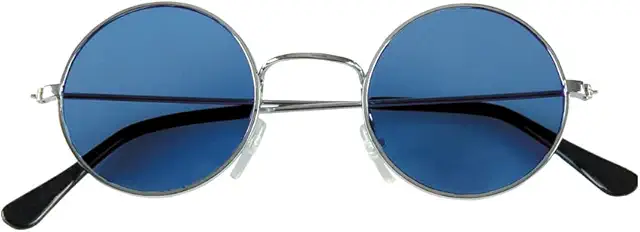 Boland John Blue Party Glasses - Hippie & Carnival Accessory