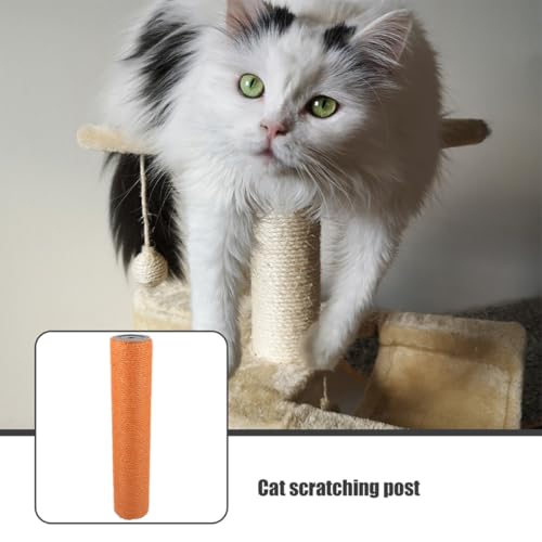 Postes rascadores para gato con cuerda de yute, 40 cm, pack 2 miniatura 5