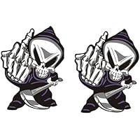 duoyif Pegatinas De Calaveras Para Coche Pegatinas Moto Adhesivo