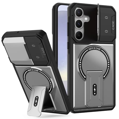 Coque antichoc Samsung Galaxy S24 Plus avec béquille et anneau aimanté