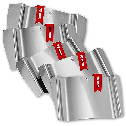 MULTIPICK Herramienta de apertura   [5 piezas x 15, 20, 25, 30, 35 mm]   herramienta para abrir puertas de acero inoxidable   herramientas de cerrajería de calidad profesional   Made in Germany