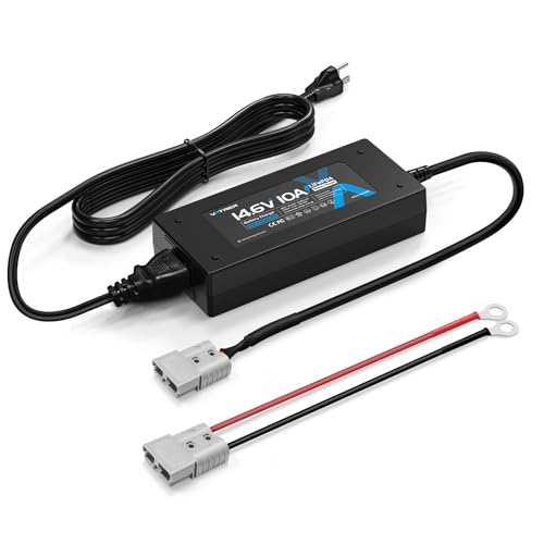 14.6V 10A Lithium AC-DC LiFePO4 Battery Charger for 12V Lithium Battery by VATRER POWER - Used condition - US$43.22