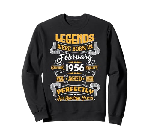Legend February 1956 Vintage 70th Birthday Tees Made in 1956 �g���[�i�[