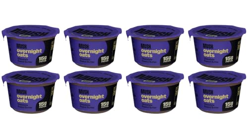 Mush Overnight Oats - Peanut Butter Chocolate - 15g Protein,