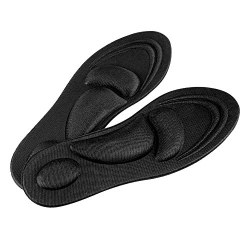 Orthotic Insoles Flat Feet Arch Support Memoryfoam Insole Shoe Pad Comfort Accessories Insole Shoe Sole Orthotic Memory(Black For Men) #TOP2
