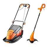 LawnMaster 1500W 33cm Electric Hover Mower with Grass Collection Box and Strimmer Set (350W 2-in-1 Grass Trimmer and Edger) 2 Year Guarantee - Image 1