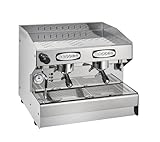 GastroHero MILANO 2 Espressomaschine I 2 Brüheinheiten I Siebträgermaschine mit Festwasseranschluss und Pre-Infusion I Espresso Maschine für Gastronomie Barista