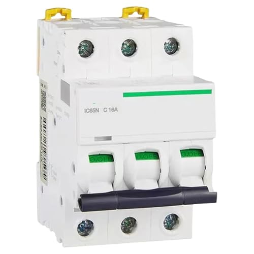 Disjoncteur tetrapolaire iC65N 63A pour eviter les coupures de courant et surcharges electriques