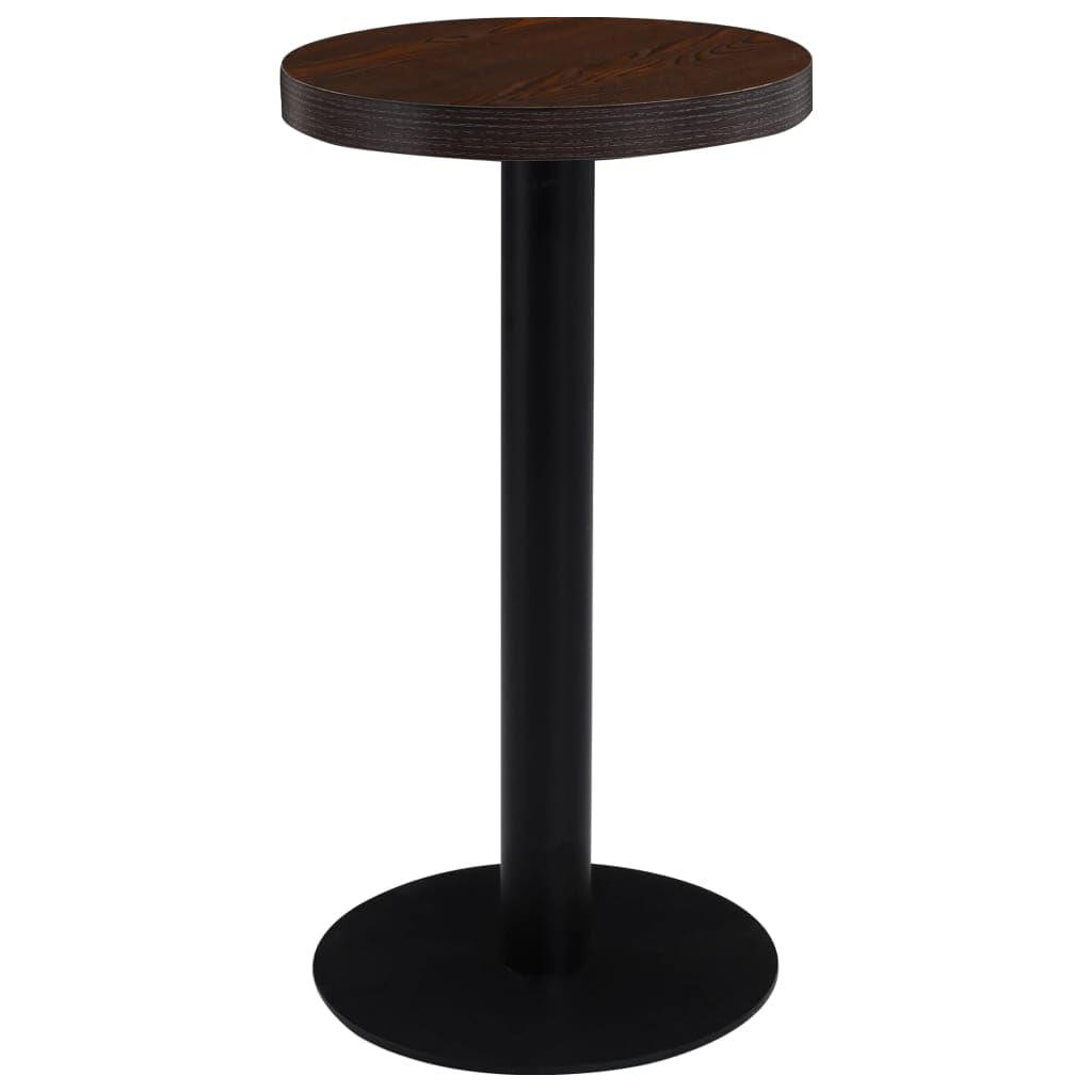 Table bistrot gain de place marron 40 cm résout le manque d'espace en cuisine