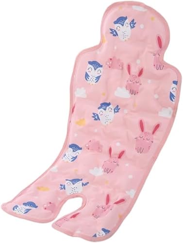 Wyazzivベビーカー保冷シート【2024年】シート アイスまくら チャイルドシート 冷却ジェル 新型保冷素材 おでかけ ジェルビーズ ベビーチェア 接触冷感 ベビーカーマット 防水加工 立体構造 暑さ対策 (D)