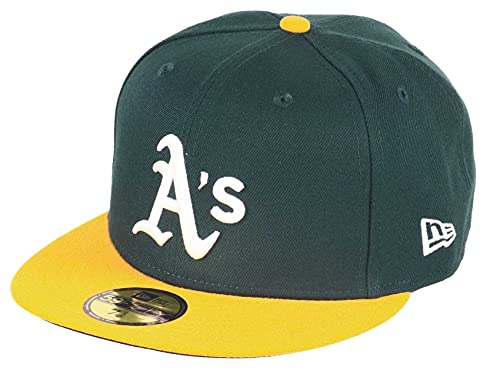 Casquette New Era Oakland Athletics AC Performance 59Fifty verte officielle aux finitions premium