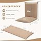 FANTASK Bodenstuhl Bodensessel mit 6- stufig Verstellbarer Rückenlehne, Game Sessel gepolstert, Bodensofa Meditationsstuhl Lazy Sofa Fensterstuhl Meditationsstuhl (Beige)