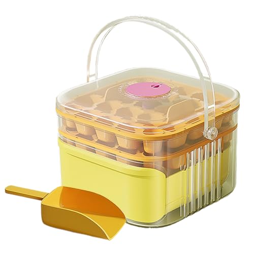 Virtcooy Cubiteras Para Hielo De Cóctel - Bandejas Para Hacer Hielo Con Tapa,Reutilizable De Gran Capacidad Para Café Cócteles Whisky Bebidas Frías Y Jugos