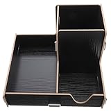 PartyKindom Kaffeebecherhalter aus Langlebigem Holz Mehrzweck Becherorganizer mit Fächern Verschleißfest Praktischer Kaffeezubehör Organizer für Gastronomie Cafés und Zuhause Minimalistisches