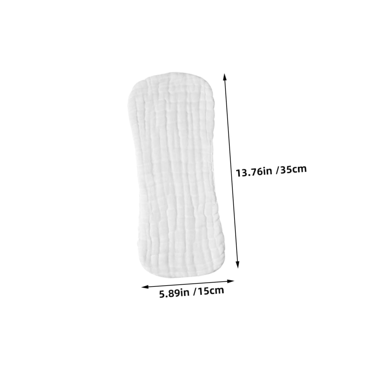 Gogogmee Cotton Muslin Baby Diapers Washcloths Reusable Newborn for Dogs White Burp Cloths 0-3 Months Cotton Diaper Liners