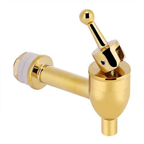 Wine Beer Copper Faucet Tap Barrel Beverage Drink Dispenser Replacement Spigot Wine Making Beer Brewing Kegs Kegging(Golden) #TOP19