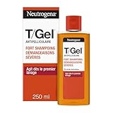 Neutrogena &ndash; Shampoing T/Gel Fort (flacon de 250 ml) &ndash; Shampooing anti-d&eacute;mangeaisons s&eacute;v&egrave;res et anti-pelliculaire &ndash; Efficace d&egrave;s la 1&egrave;re semaine d'utilisation