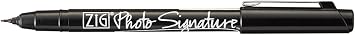12 Pack ZIG Photo Signature Marker-Black -PS220-010