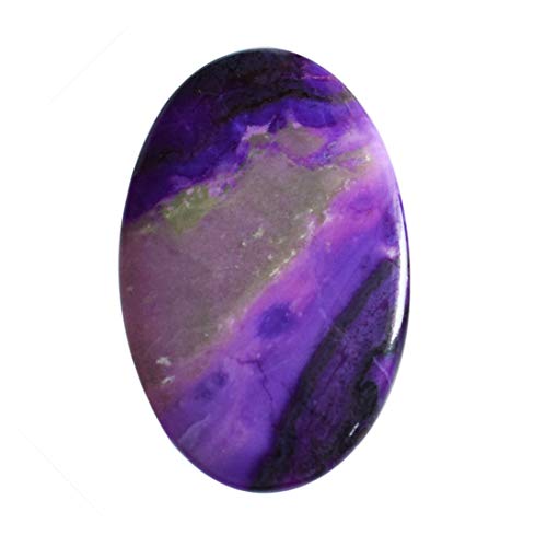 Cabochon sugilite violet naturel de joaillerie fine 33x21 mm
